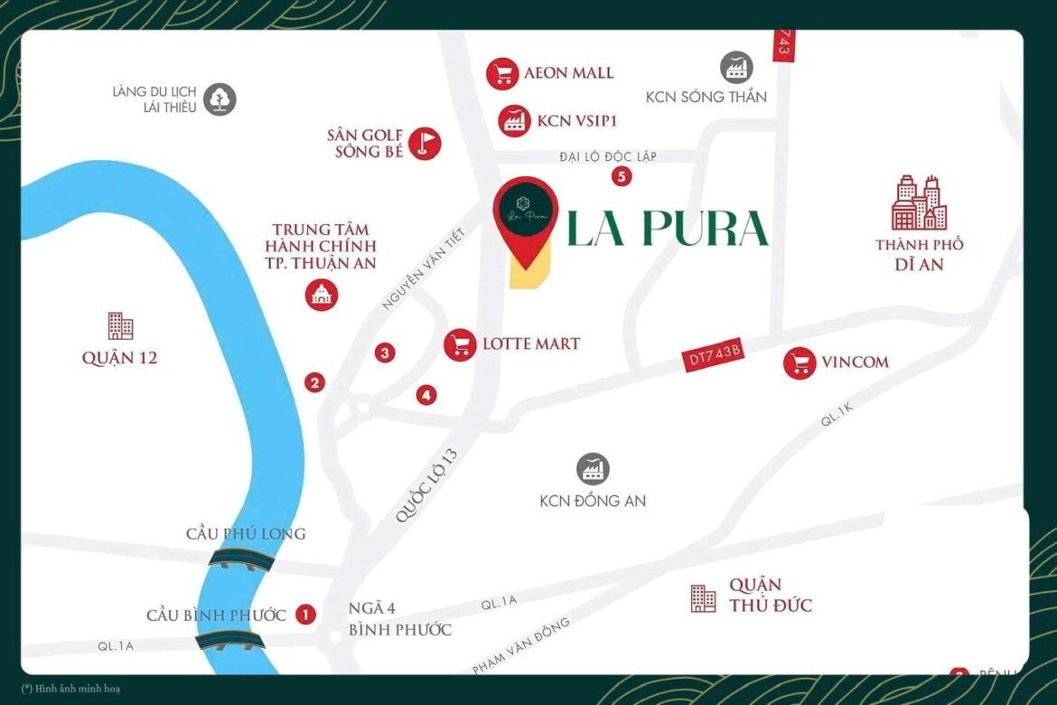 Vị trí dự án La Pura