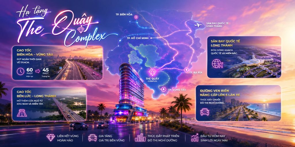 Hạ tầng quanh vị trí dự án The Quậy Complex
